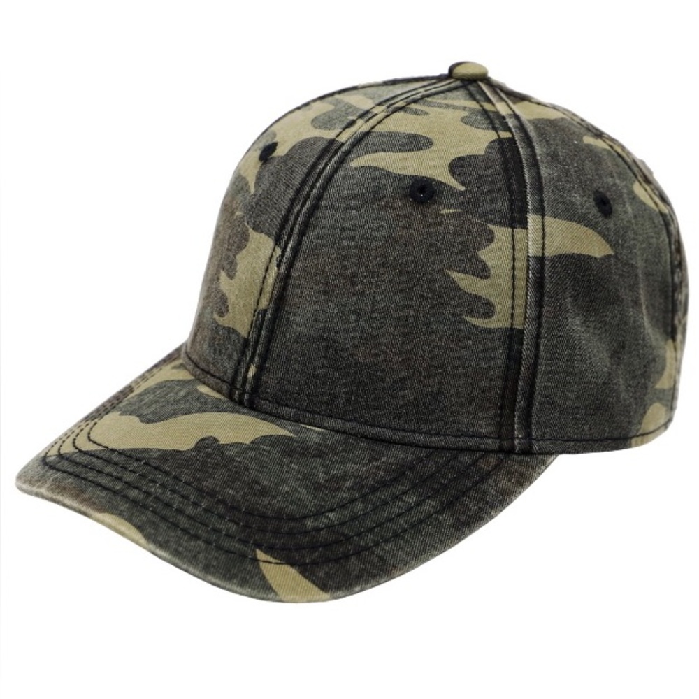 🎈$6🎈NEW GEORGE Men's Camo Baseball Hat Green UNISEX - Picture 3 of 16